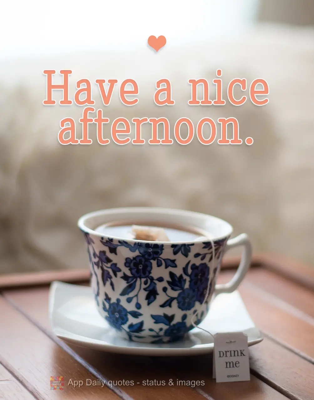 Tenha uma tarde agradável. 