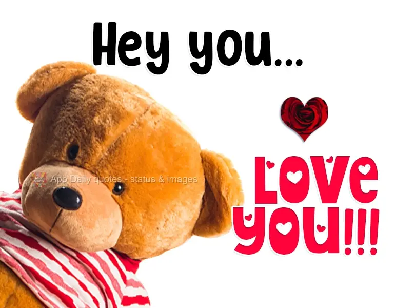 Ei, psiu ...  Amo você!!!