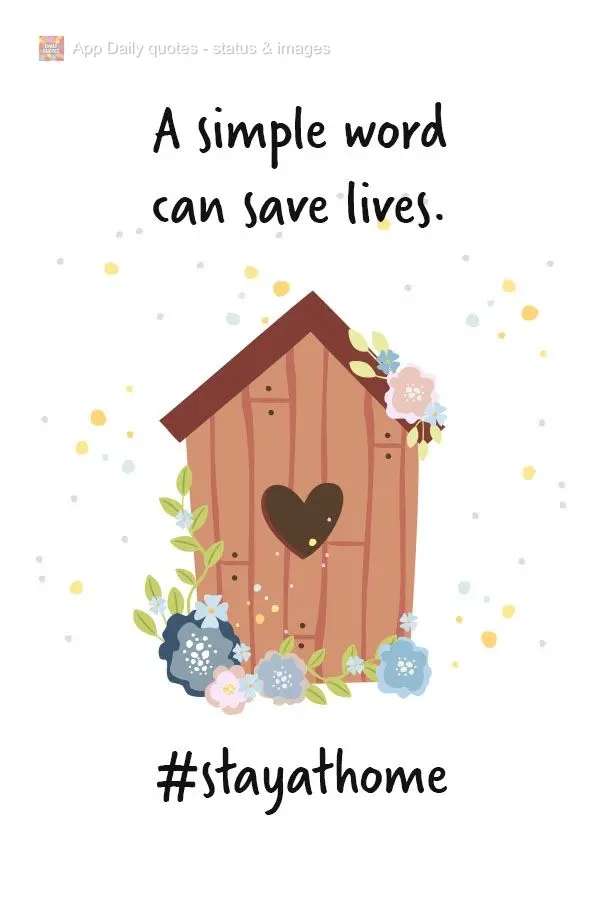 Uma simples atitude pode salvar vidas.  #fiqueemcasa