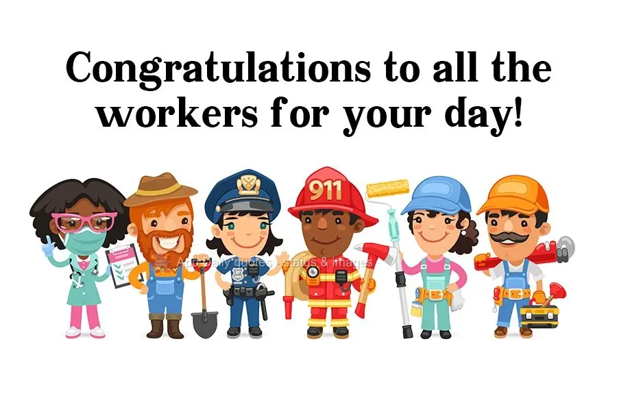 Parabéns a todos os trabalhadores pelo seu dia!
