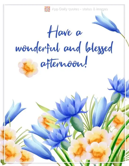 Tenha uma maravilhosa e abençoada Tarde!
