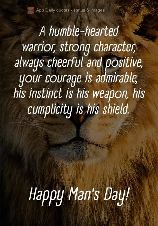 Um guerreiro de coração humilde, caráter forte, sempre alegre e positivo. Sua coragem é admirável, seu instinto é sua arma, sua cumplicidade é seu...