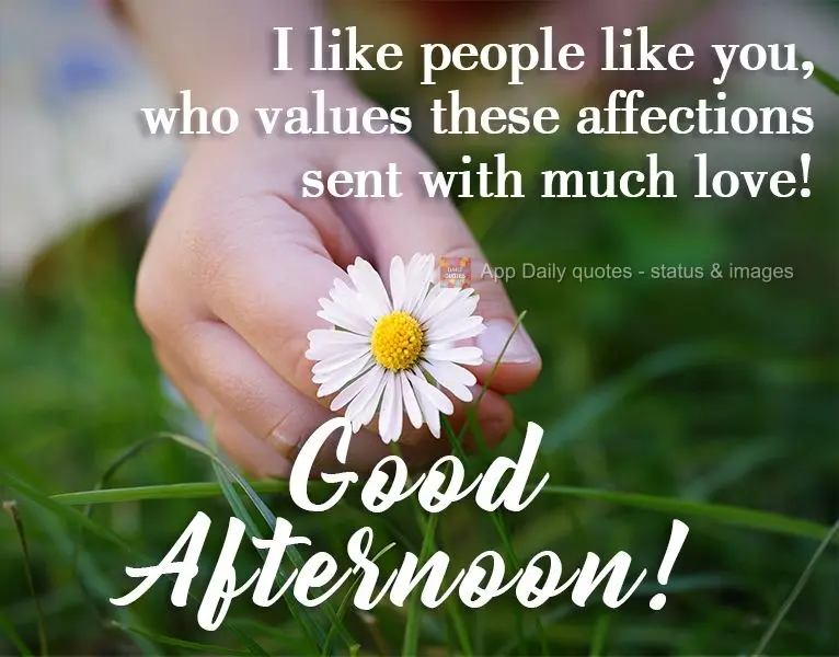 Gosto de pessoas como você, que valoriza esses carinhos enviados com muito amor! 
 Boa Tarde!