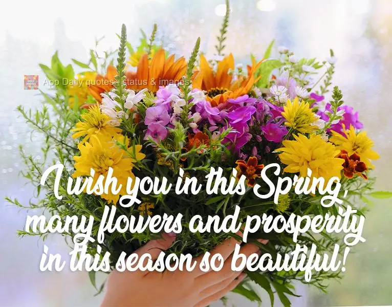 Desejo nesta Primavera muitas flores e prosperidade nesta época tão linda!
