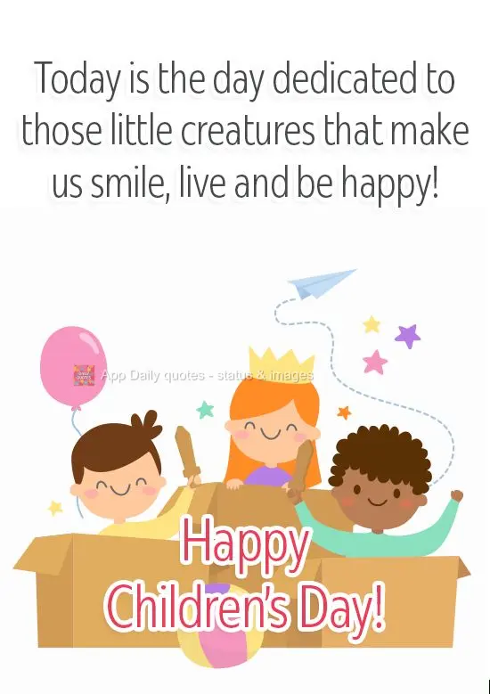 Hoje o dia é dedicado àquelas pequenas criaturas que nos fazem sorrir, viver e ser feliz! 
 Feliz dia das crianças!