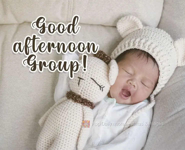 Good afternoon Group! 