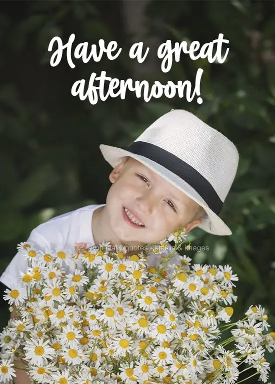 Have a great afternoon! 