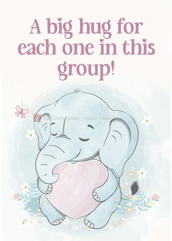 Grande abraço para cada um desse grupo!
