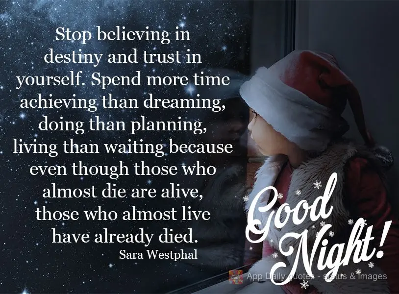 Desconfie do destino e acredite em você. Gaste mais horas realizando que sonhando, fazendo que planejando, vivendo que esperando. Porque, embora quem qu...