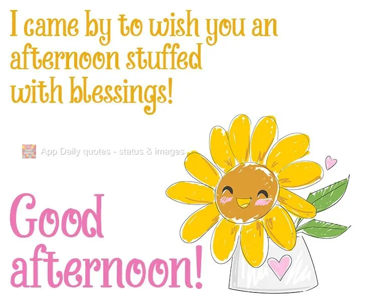 Passei pra te desejar uma tarde repleta de bênçãos! Boa tarde! 