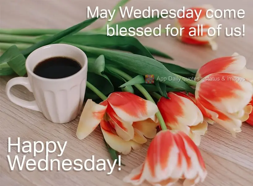May Wednesday be blessed for all of us! Happy Wednesday!