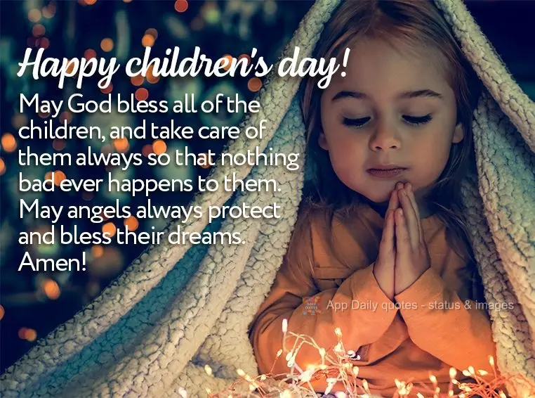 Que Deus possa abençoar todas as crianças e cuidar sempre para que nada lhe faça mal algum, que seus anjos estejam sempre protegendo e abençoando seu...