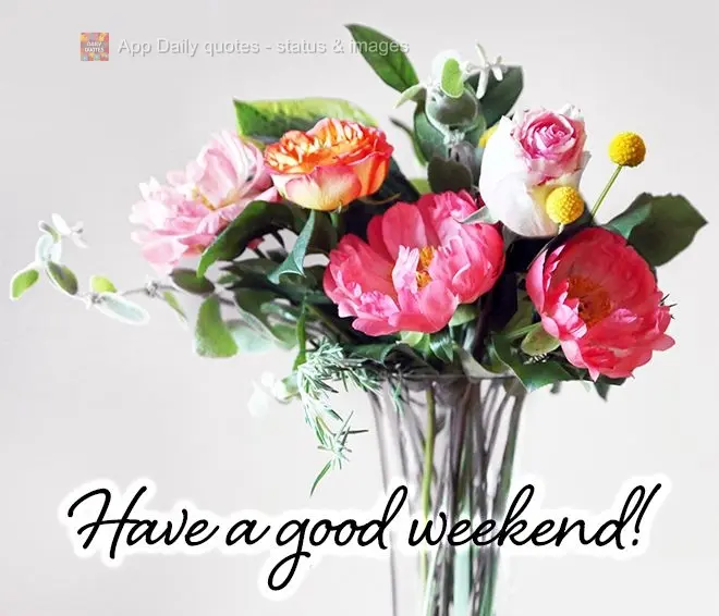 Have a good weekend!