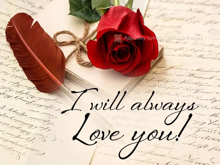 Eu sempre irei te amar!