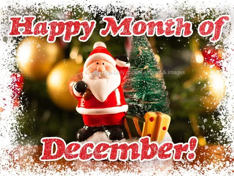 Feliz Mês de Dezembro!