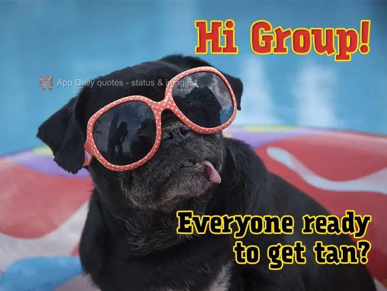 Olá Grupo! Estão prontos para pegar um bronzeado?
