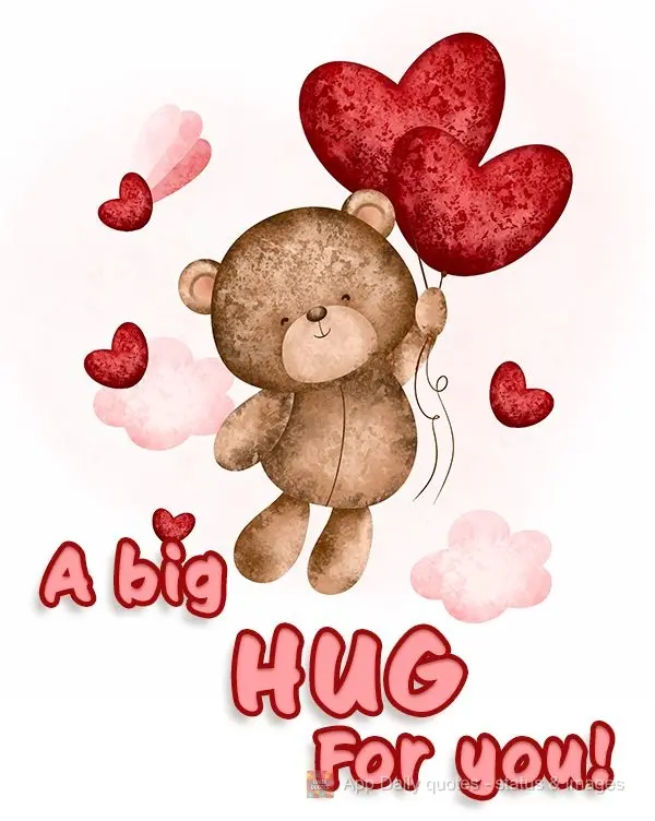 A big hug for you!