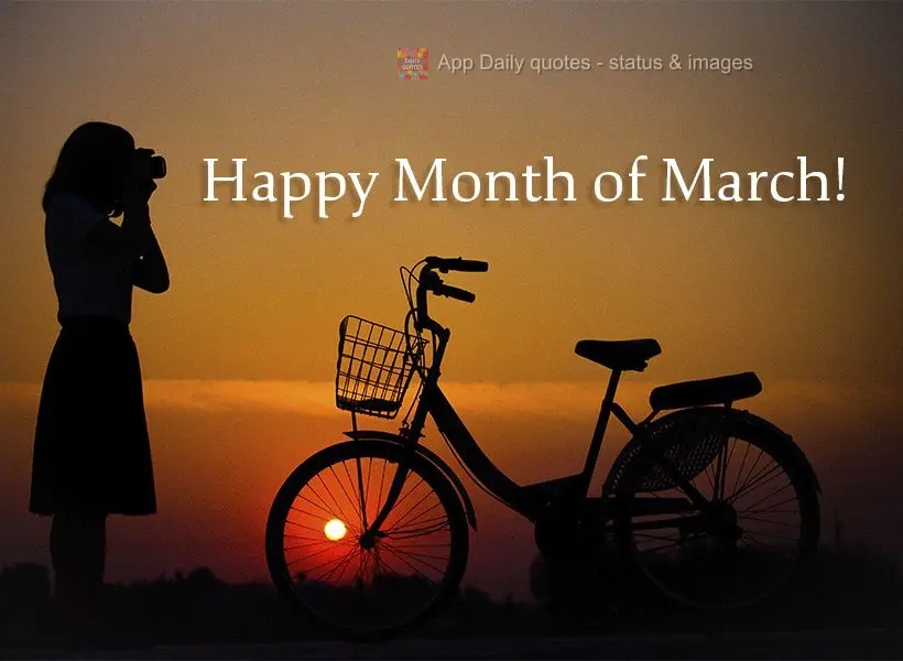 Feliz Mês de Março!