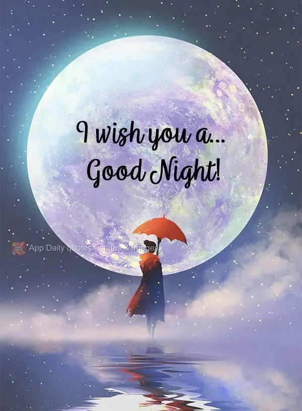 I wish you a... Good Night!