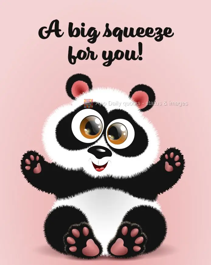 A big squeeze for you!