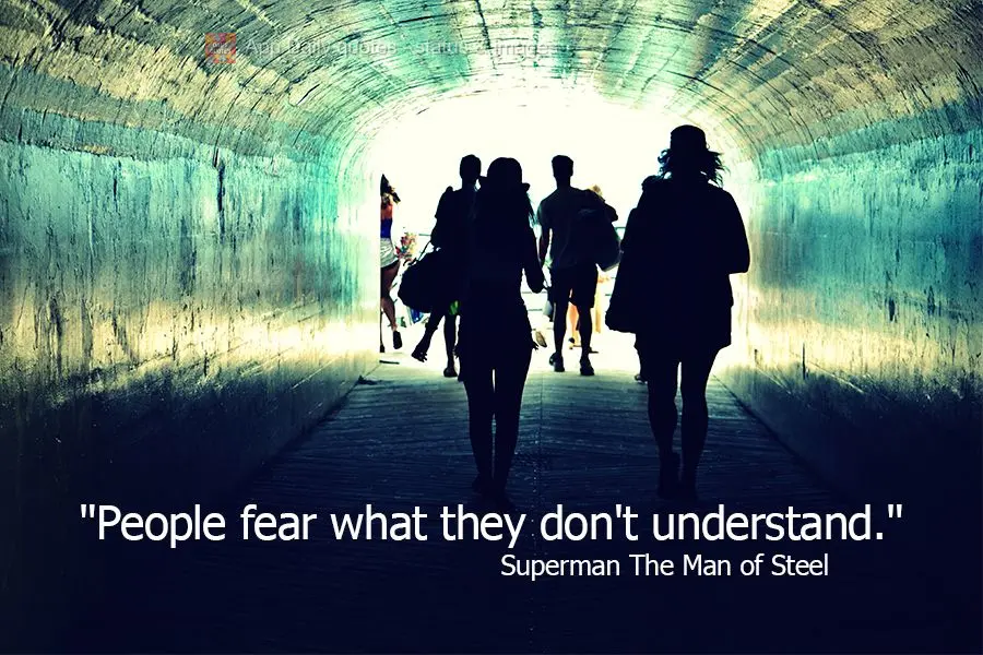 “As pessoas temem o que não entendem.” Superman O Homem de Aço