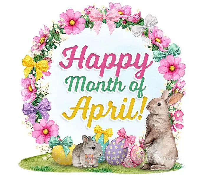 Happy Month of April!