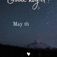 Que o Senhor nos proteja e abençoe os nossos sonhos. Amém! Boa noite!