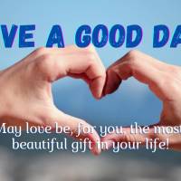 Que o amor seja para você o presente mais lindo da vida! Bom dia! 