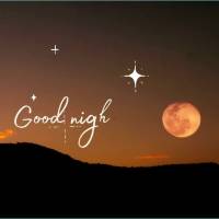 Boa noite! Durma bem! Bons sonhos!