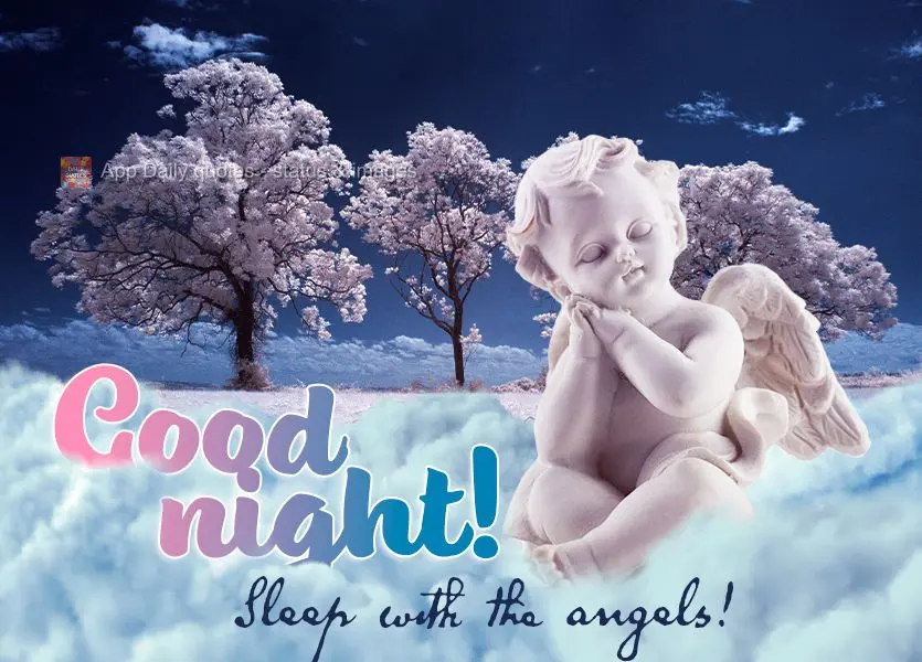 Good night! Sleep with the angels!