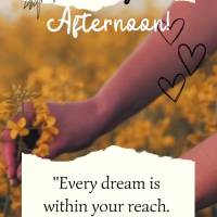 "Todos os sonhos estão ao seu alcance. Tudo o que você precisa fazer é seguir em direção a eles." Feliz tarde!  Viola Davis