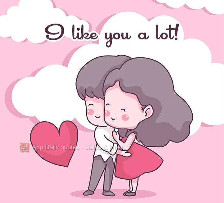 Gosto muito de você!