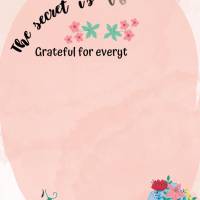 O segredo é ser grato.
Grato por tudo que deu certo e por tudo que não foi como planejamos, mas no fim das contas foi o melhor! Gratidão por ontem e ...