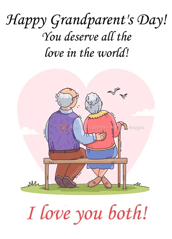 Vocês merecem todo o amor do mundo! Eu amo vocês! Feliz Dia dos Avós! 