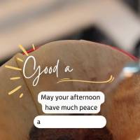 Que sua tarde tenha paz e muitas bênçãos! Boa tarde!