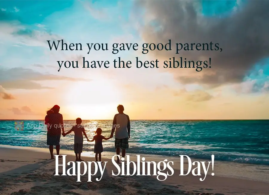 Quando se tem bons pais, se tem os melhores irmãos!!  Feliz dia dos Irmãos