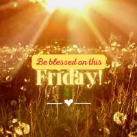 Que seja abençoada a sua Sexta-feira!