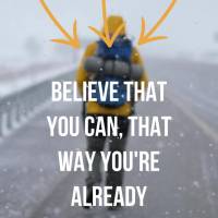 Acredite que você pode, assim você está no meio do caminho. Theodore Roosevelt