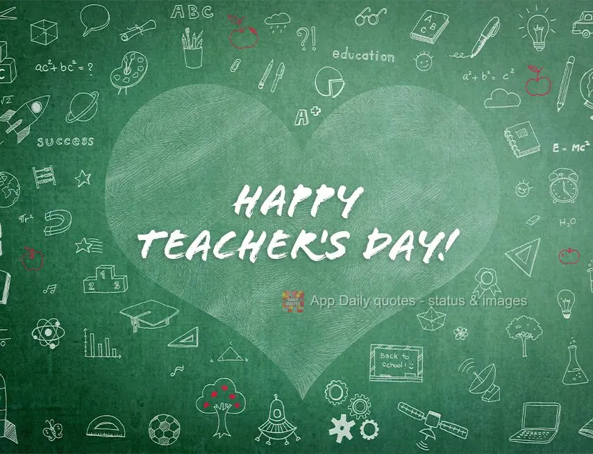 Feliz dia dos Professores!
