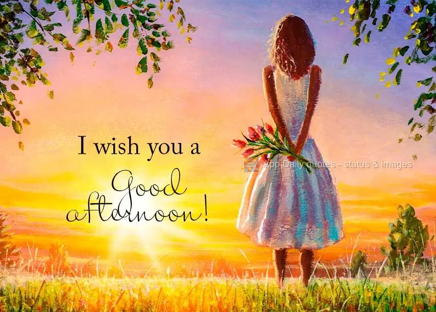 Te desejo uma Boa tarde!