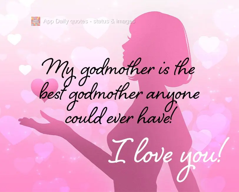 Minha madrinha é a melhor madrinha que alguém pode ter! Te amo!