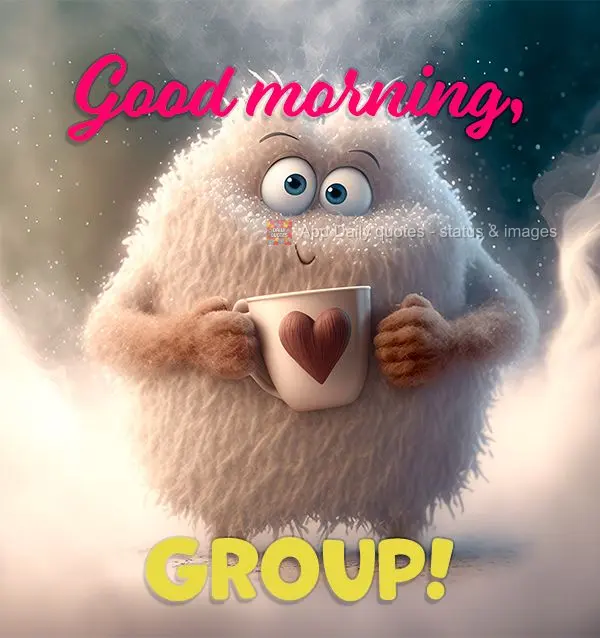 Good morning, Group!