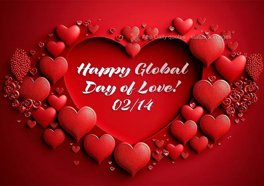Happy Global Day of Love! 02/14