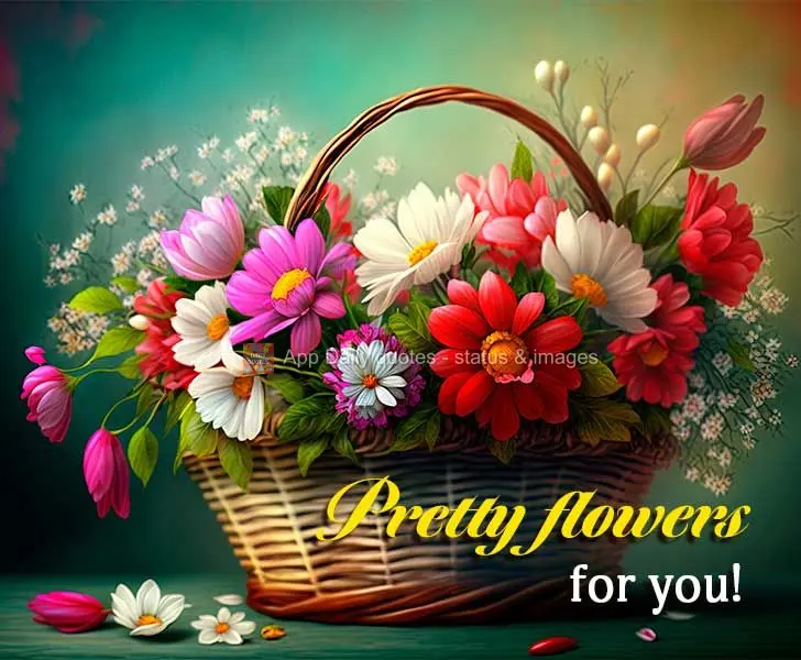 Pretty flowers for you!