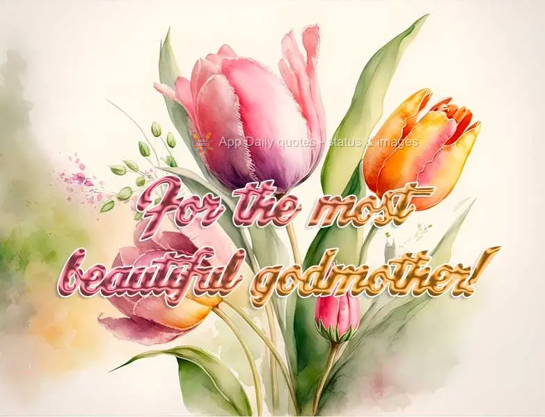 Para a madrinha mais linda!