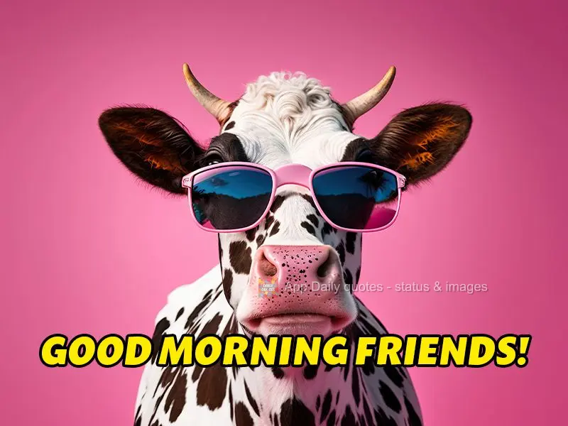 GOOD MORNING FRIENDS!