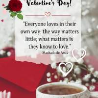 “Cada qual sabe amar a seu modo; o modo, pouco importa; o essencial é que saiba amar.” Feliz dia dos Namorados! Machado de Assis 