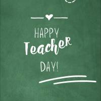 Feliz dia dos Professores!