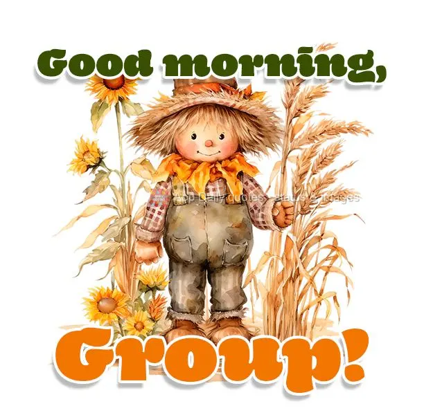 Good morning, Group!