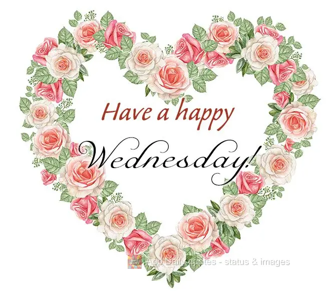 Have a happy Wednesday!